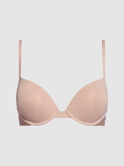 Calvin Klein Underwear HU721920 | Calvin Klein CK ONE Plunge Női Melltartó Narancssárga